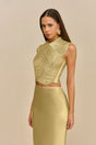 HAISLEY TOP - LIGHT GOLD