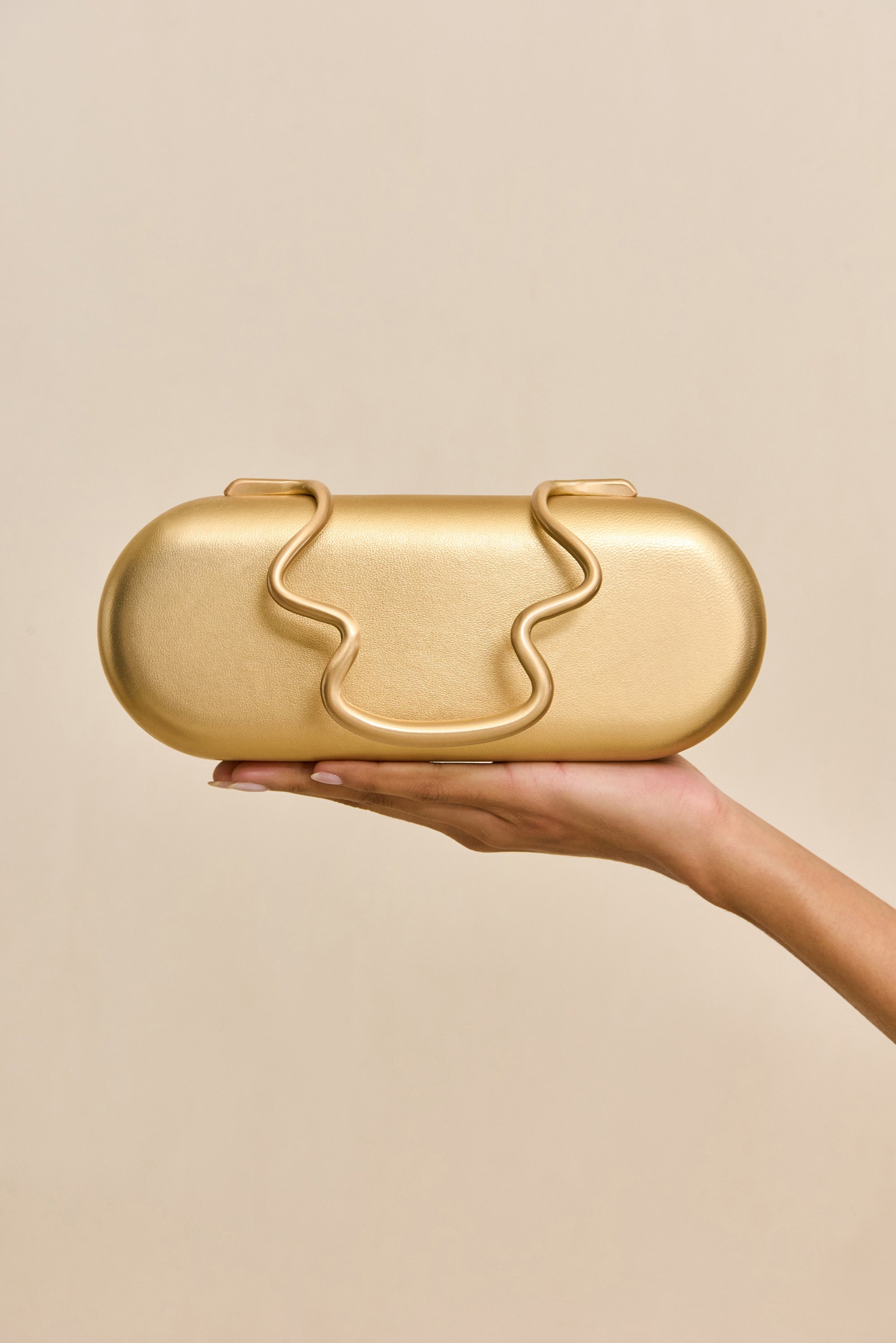 ILARIA CLUTCH - BRASS