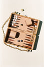 THE BACKGAMMON CLUTCH - NATURAL