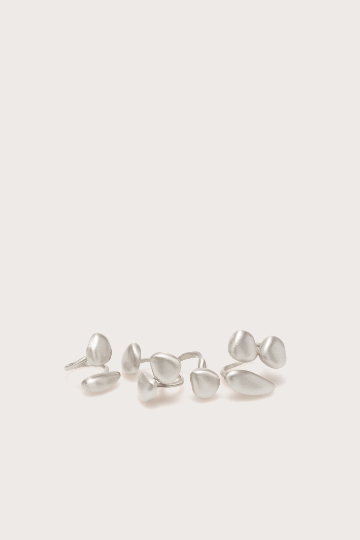 INA RING SET - ANTIQUE SILVER