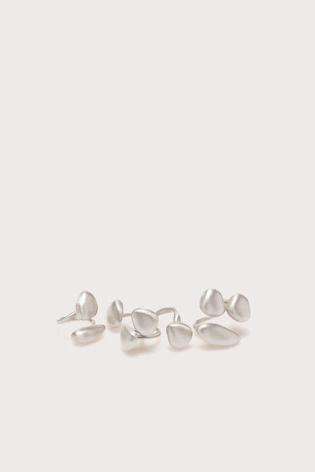 INA RING SET - ANTIQUE SILVER