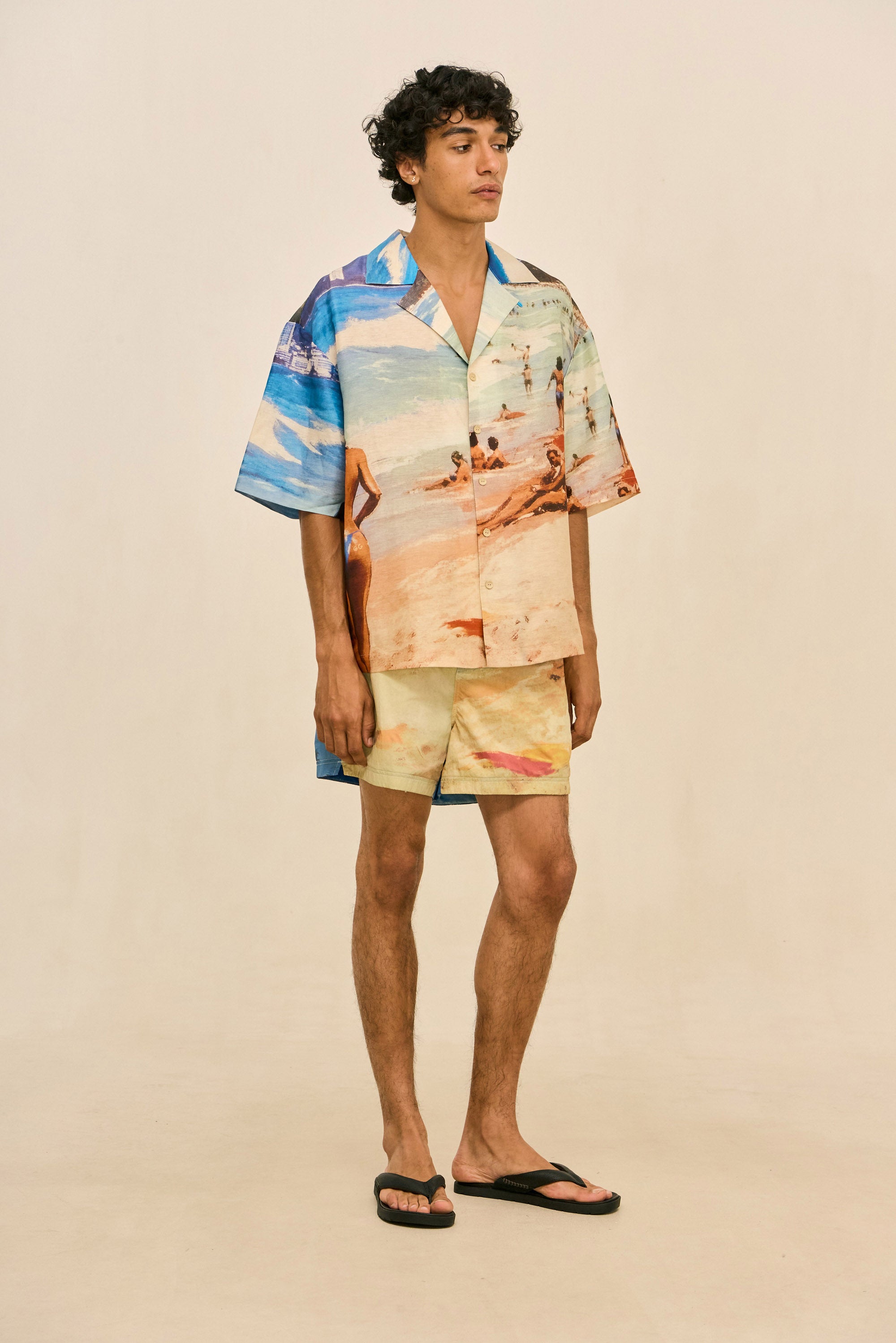 IPANEMA SHIRT - RIO BEACH PRINT