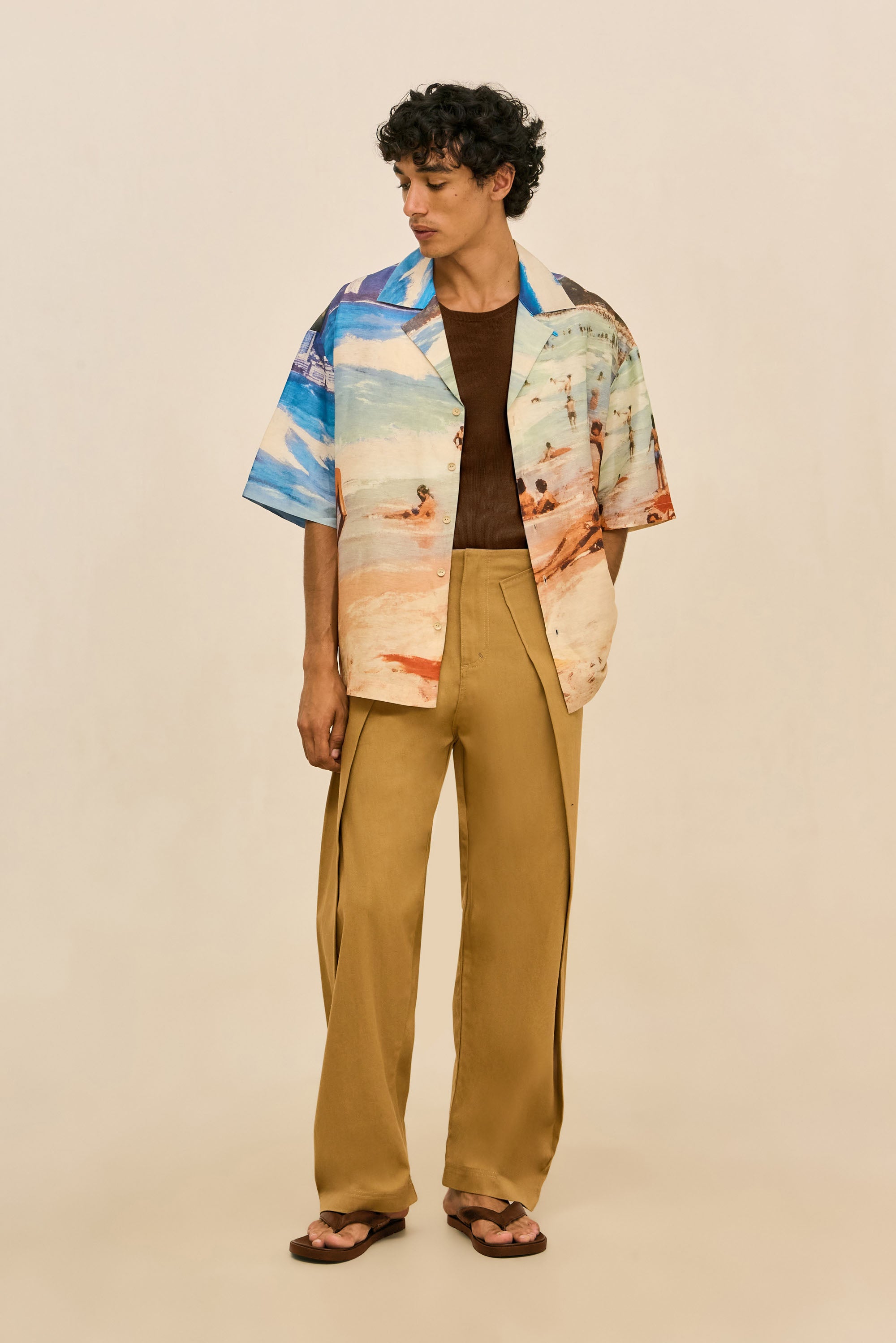 IPANEMA SHIRT - RIO BEACH PRINT