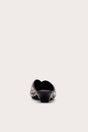 THE JASMIN STUDDED BABOUCHE MULE - BLACK