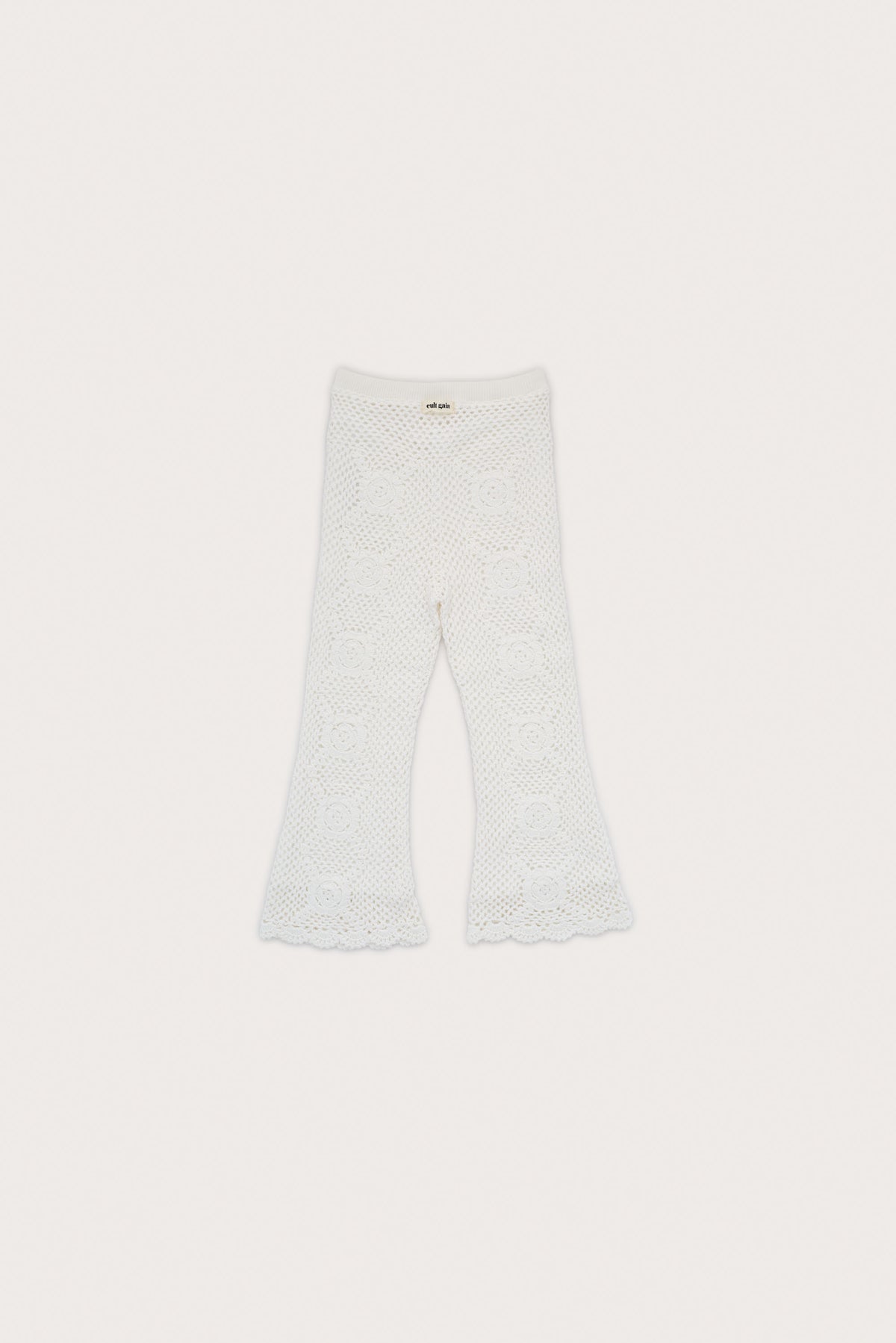 JESSI KIDS CROP PANT - OFF WHITE