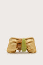 JULITA CONVERTIBLE CLUTCH - BRASS