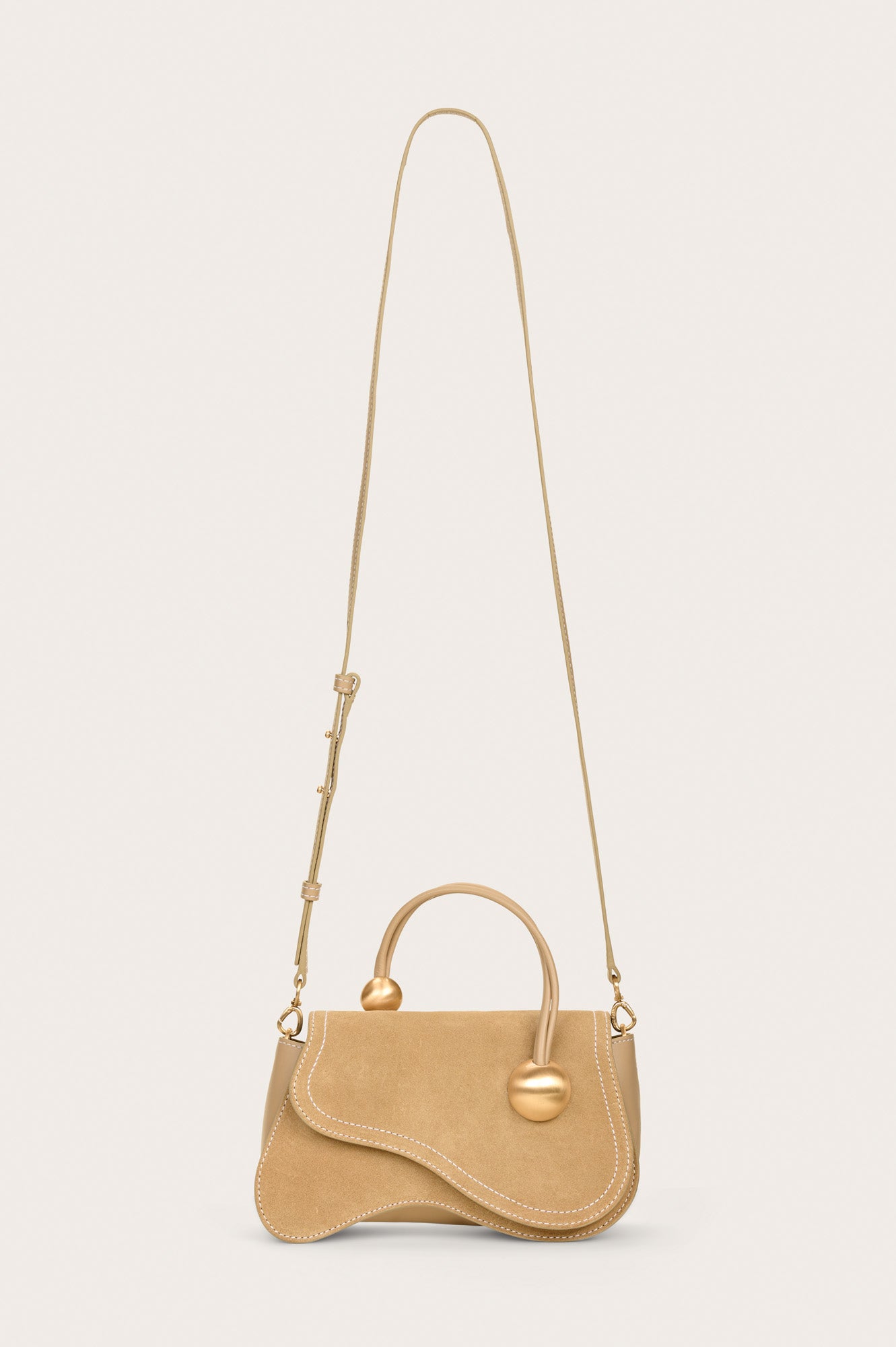 CULT GAIA KAZIA CROSSBODY BAG IN SAND DOLLAR