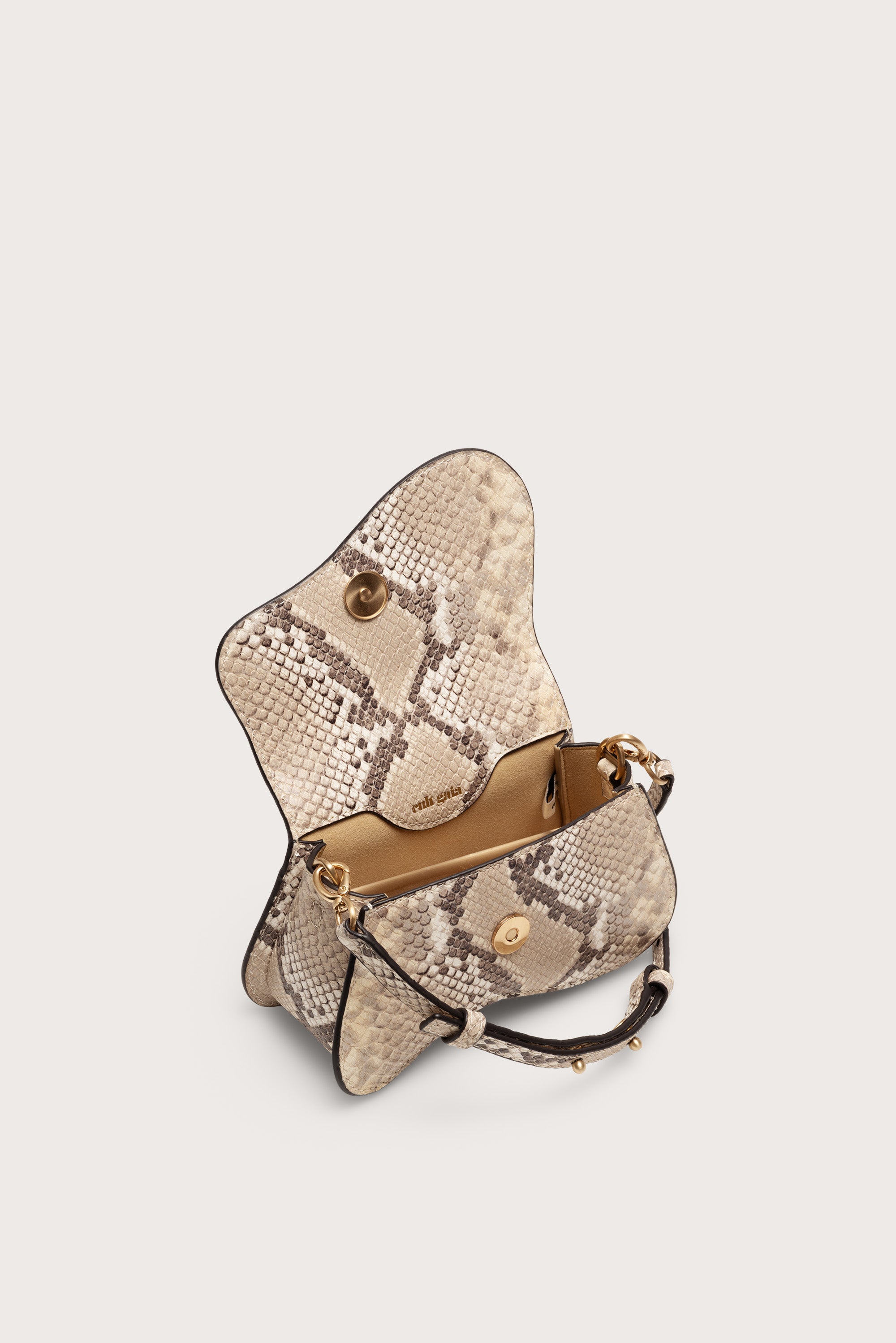KAZIA NANO CROSSBODY BAG - FADED PYTHON