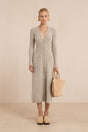 BESSIANA KNIT DRESS - FOG