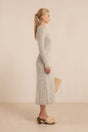 BESSIANA KNIT DRESS - FOG