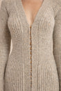 BESSIANA KNIT DRESS - FOG