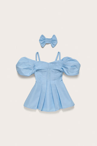 KIDS LISSETT DRESS - COASTAL