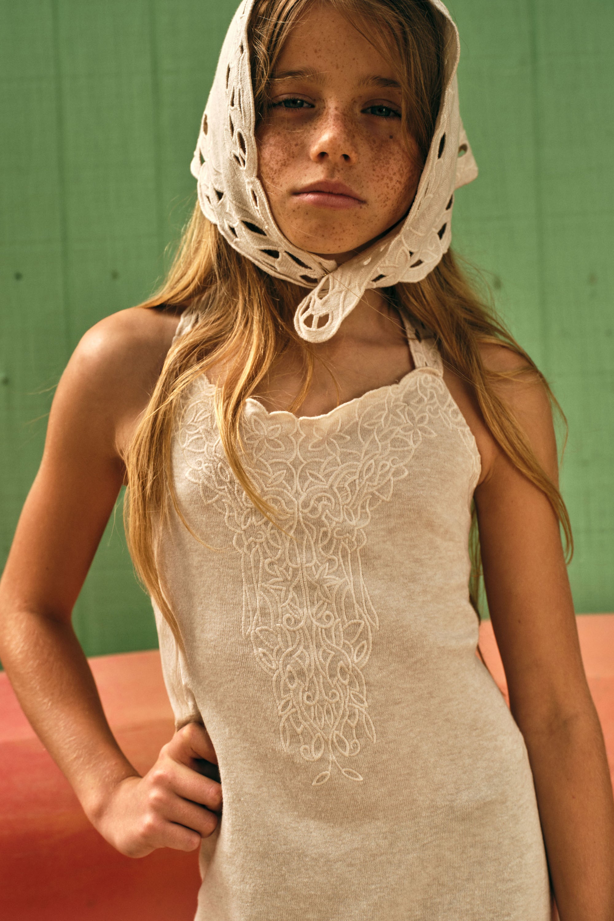 KIDS MATISSE DRESS - CLOUD