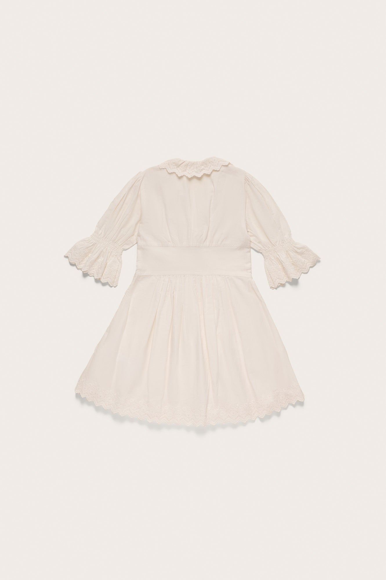 KIDS WILLOW DRESS - OFF WHITE