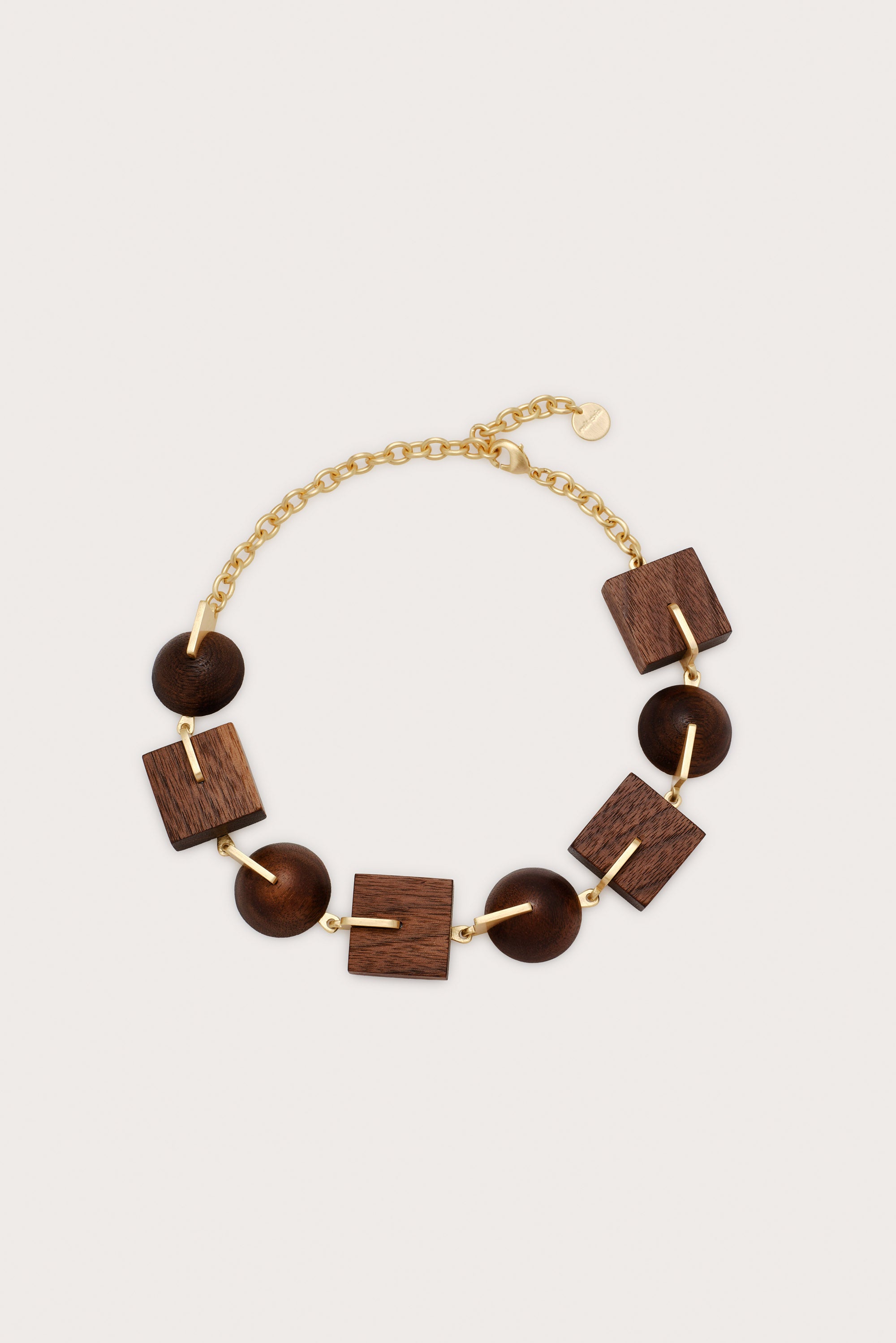 LAGUNA CHOKER NECKLACE - WALNUT