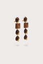 LAGUNA EARRING - WALNUT