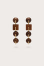 LAGUNA EARRING - WALNUT