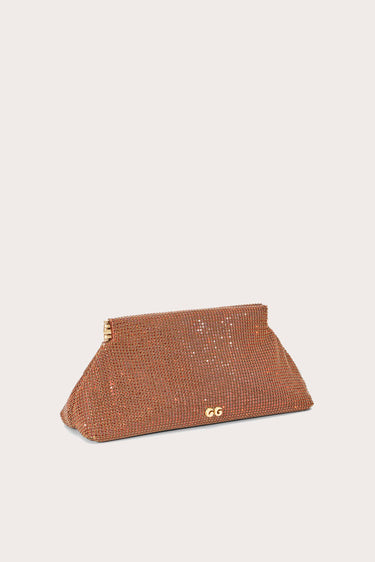LILLIA RHINESTONE MINI CLUTCH - SMOKED TOPAZ | LILLIA RHINESTONE MINI CLUTCH - SMOKED TOPAZ | Secondary image