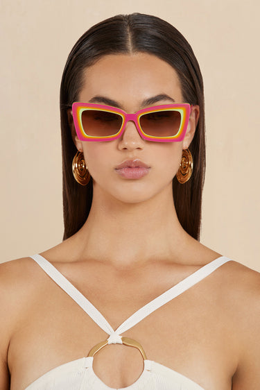 ZAZA SUNGLASSES - DRAGONFRUIT MULTI | ZAZA SUNGLASSES - DRAGONFRUIT MULTI