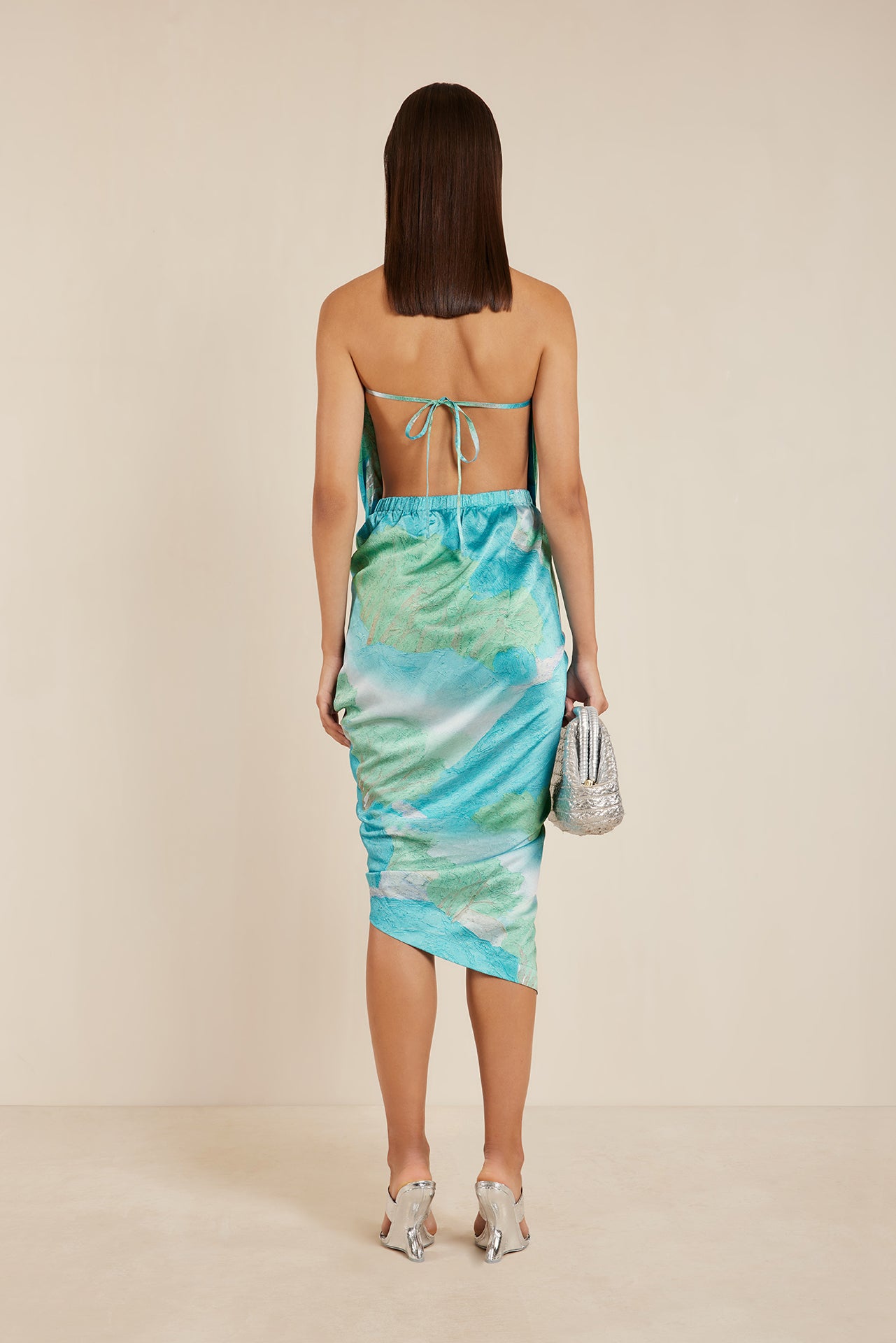 ILUKA DRESS - LANDSCAPE PRINT