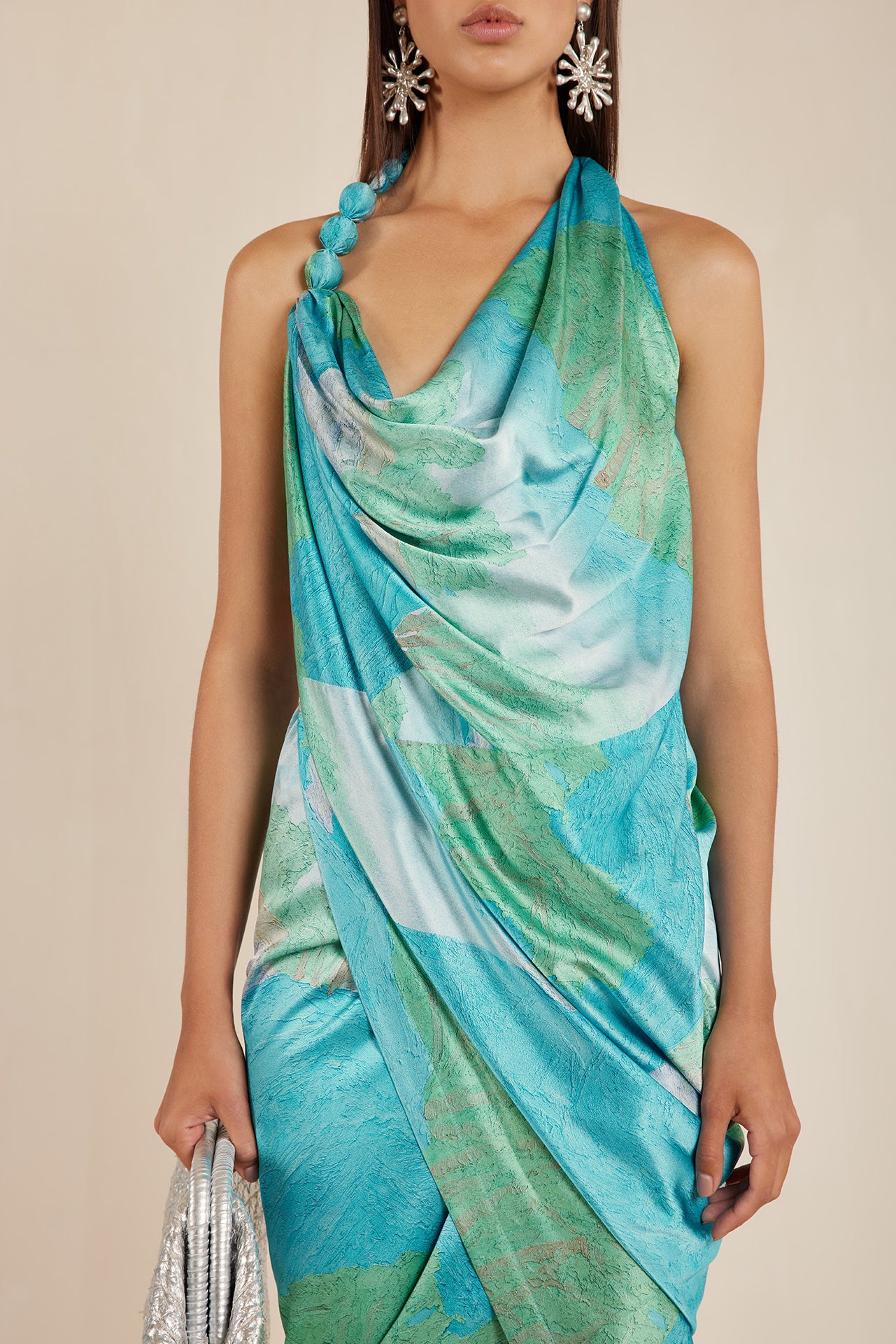 ILUKA DRESS - LANDSCAPE PRINT