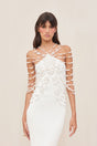 CECELIA KNIT DRESS - OFF WHITE