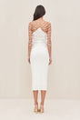 CECELIA KNIT DRESS - OFF WHITE