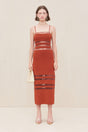 OLITAN KNIT DRESS - TANNIN