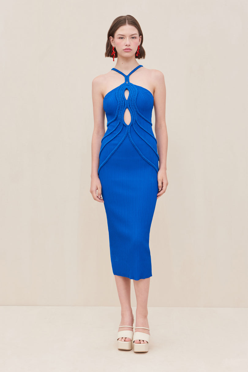 AVERY KNIT DRESS - CANAL
