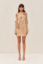 BOWIE KNIT DRESS - CHAMPAGNE