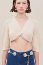 WILMA KNIT CARDIGAN - GARDENIA