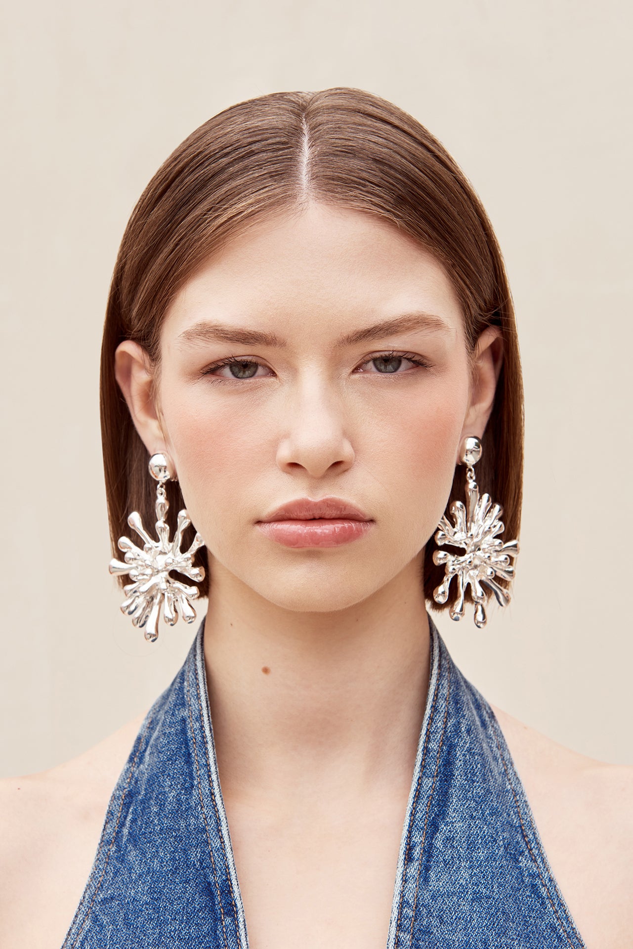 ODEYA EARRING - ANTIQUE SILVER