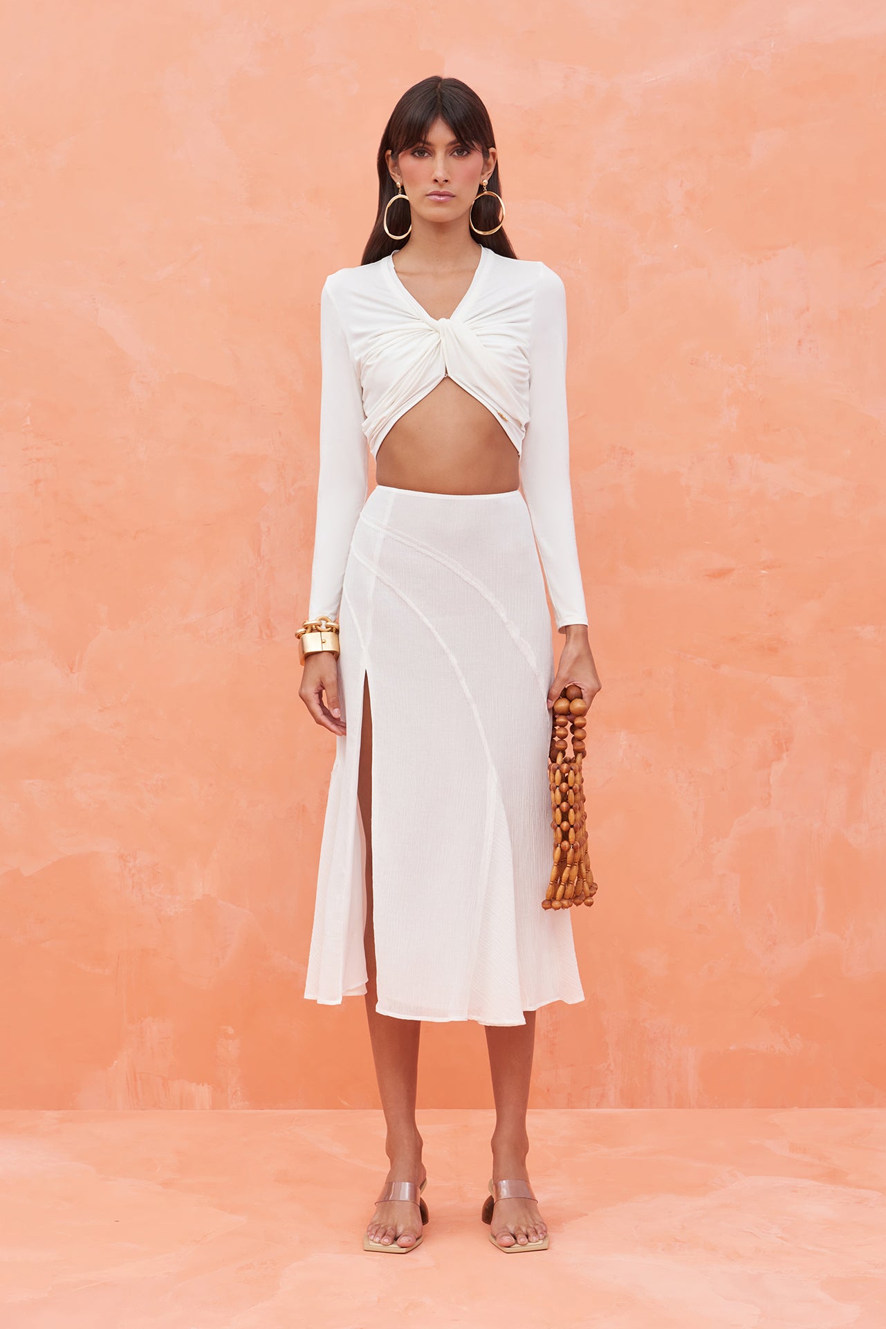 DALLAS SKIRT - OFF WHITE