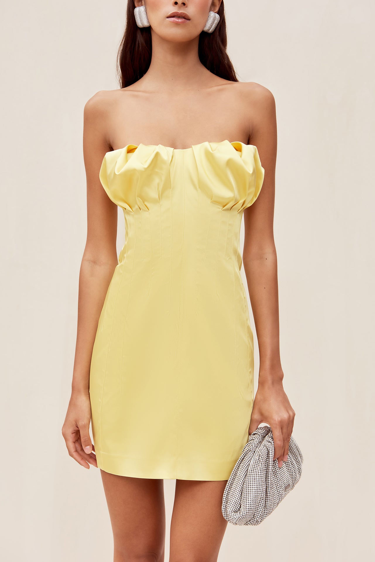 GIANA DRESS - LEMON SORBET