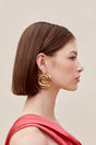 CASSIA EARRING - SHINY BRASS