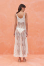 VICKIE CROCHET COVERUP - OFF WHITE