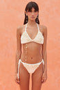 CARITA BIKINI TOP - OFF WHITE