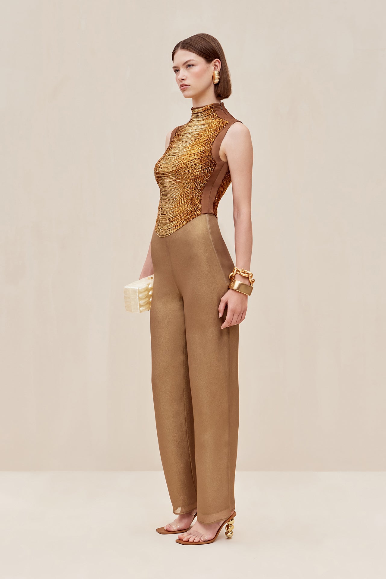 BISOU PANT - GOLD