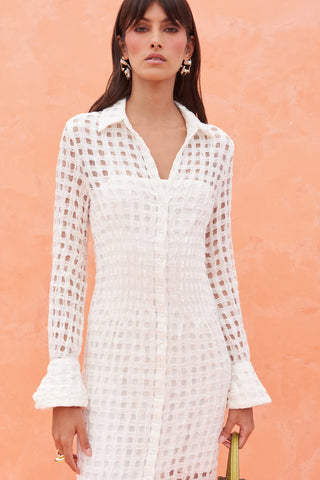 PERNILLE DRESS - OFF WHITE