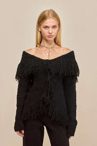 MICHELLE CARDIGAN - BLACK | MICHELLE CARDIGAN - BLACK