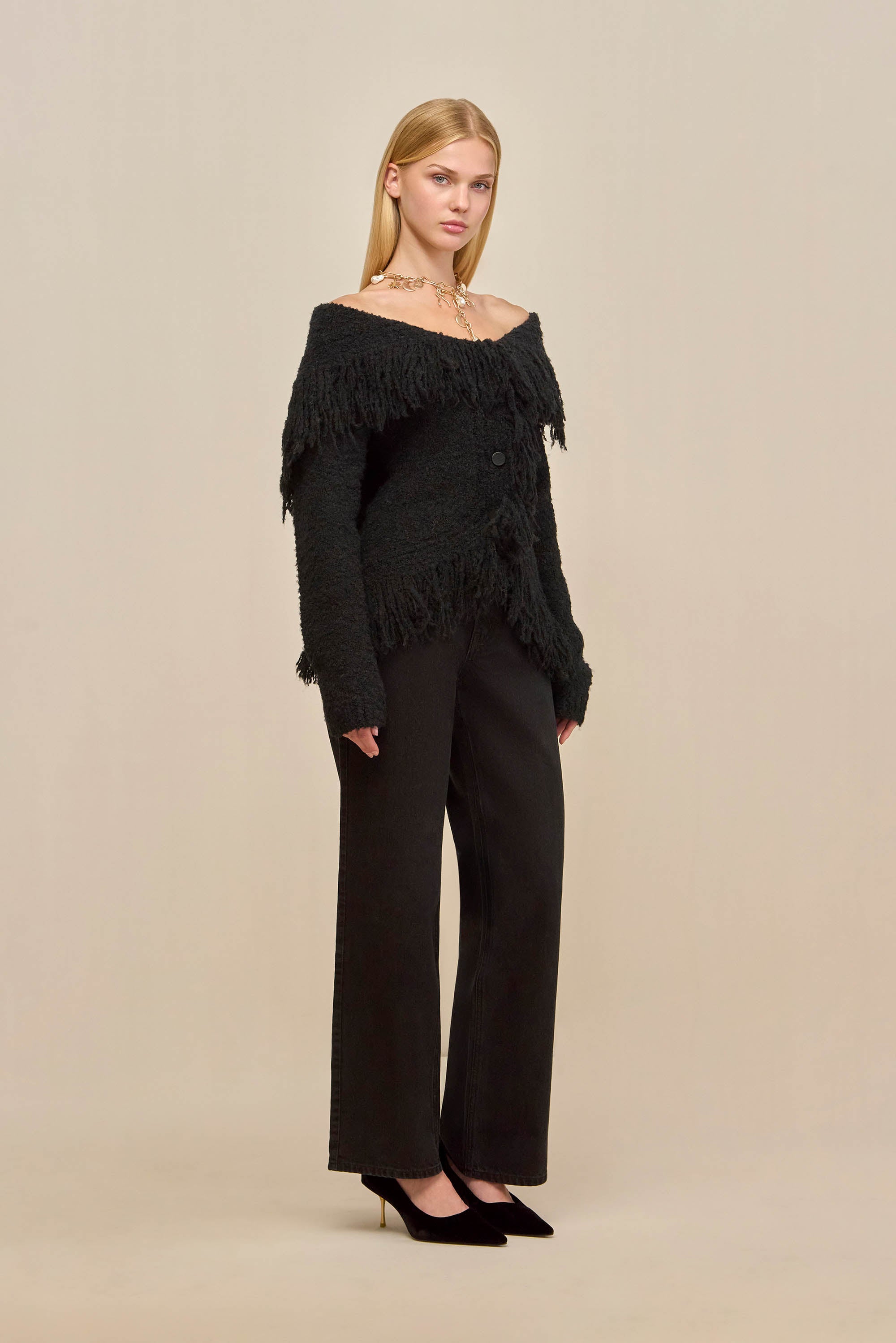 MICHELLE CARDIGAN - BLACK