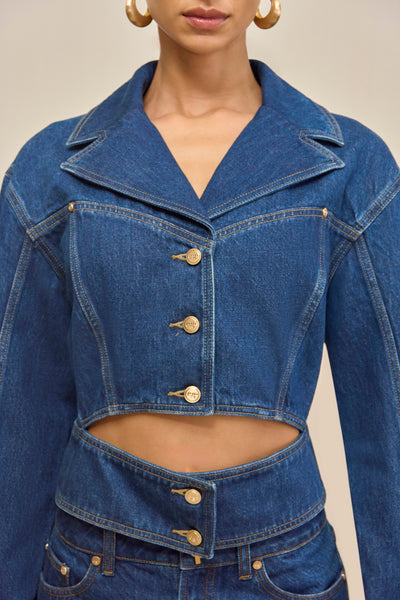 WILFRED JACKET - DARK STONE WASH – CULT GAIA