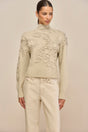 DEVA KNIT SWEATER - BEACH