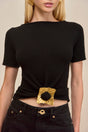 ELLEN KNIT TOP - BLACK
