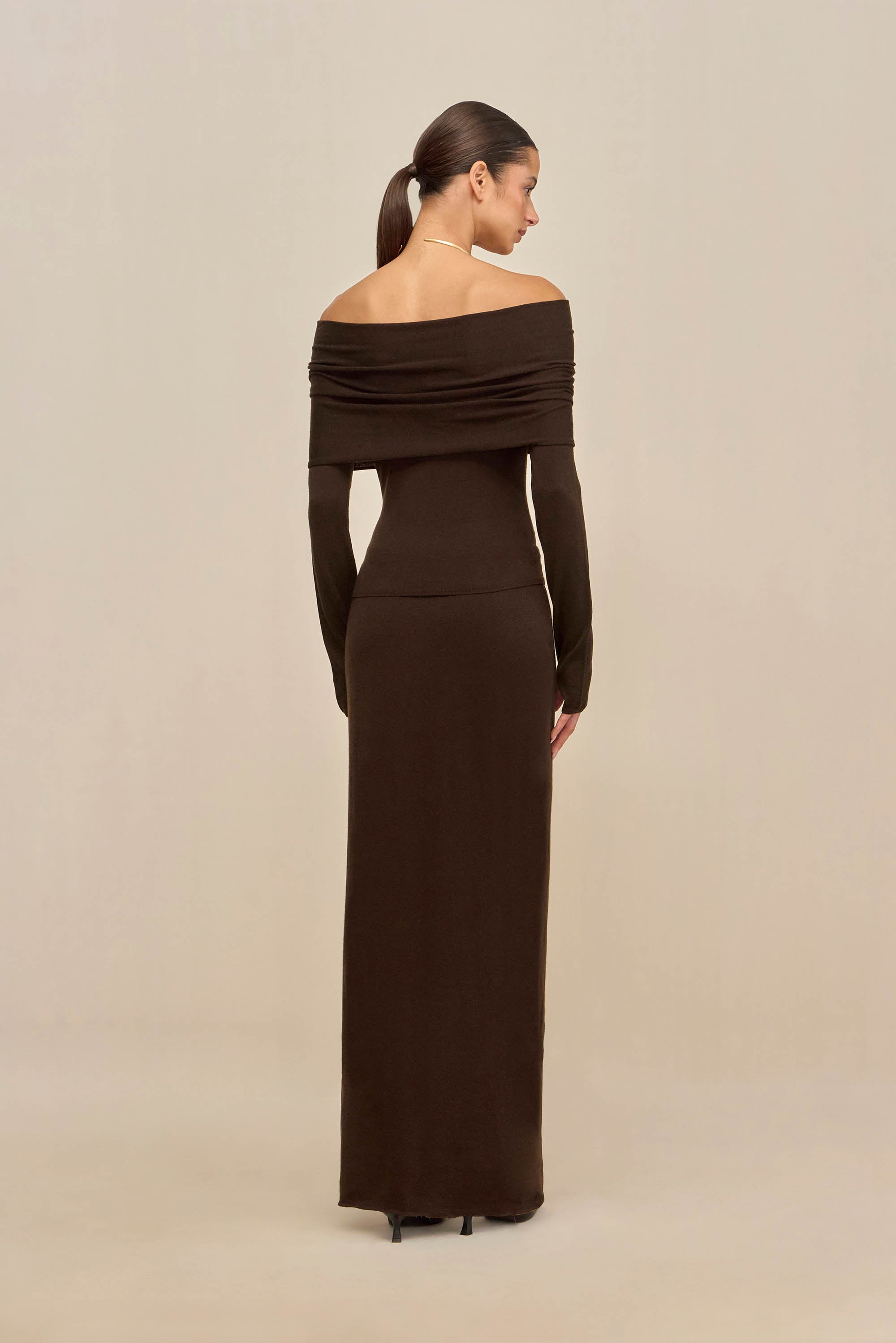 NADINE SKIRT - DARK JAVA