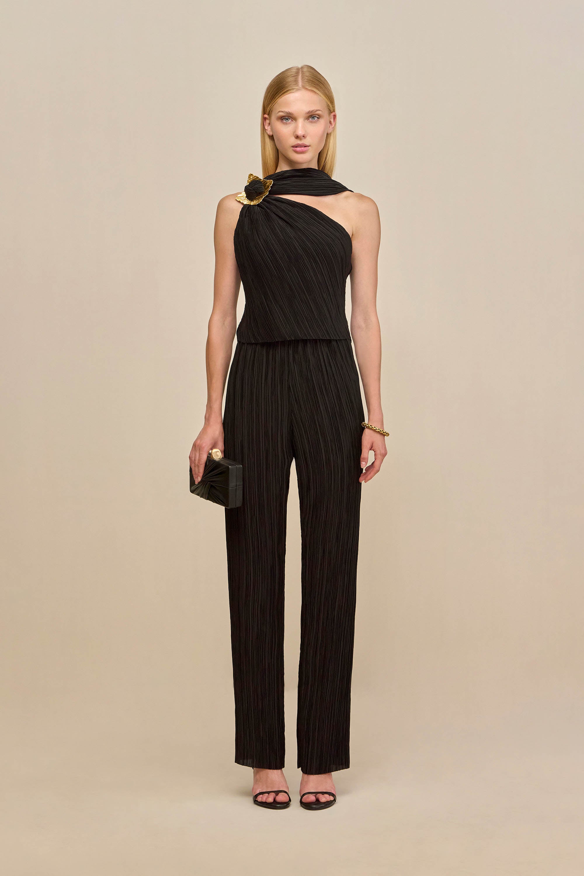 MOIRA TOP - BLACK