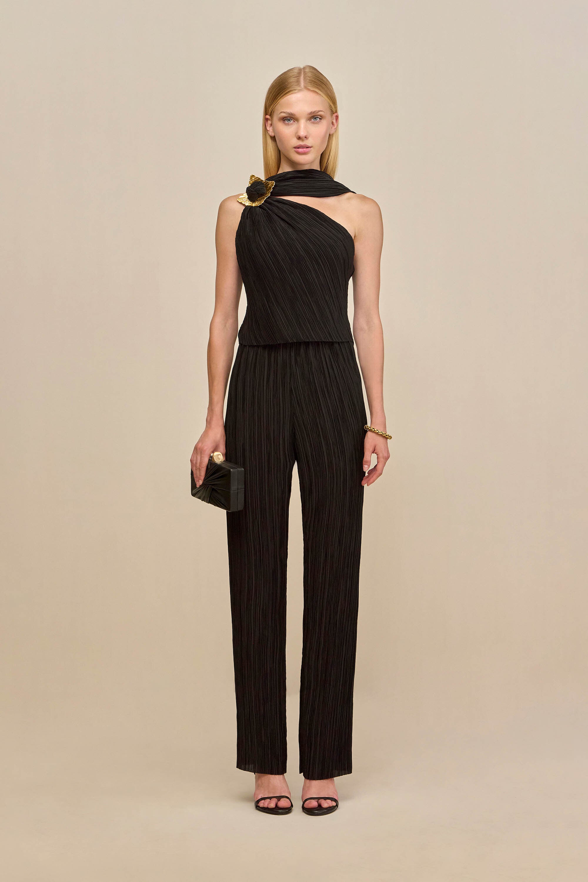 MOIRA TOP - BLACK
