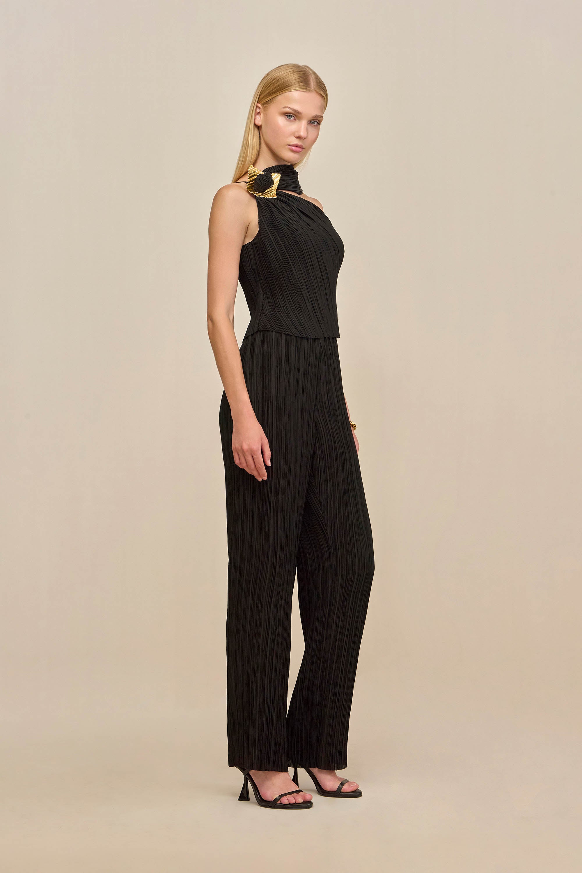 MOIRA TOP - BLACK