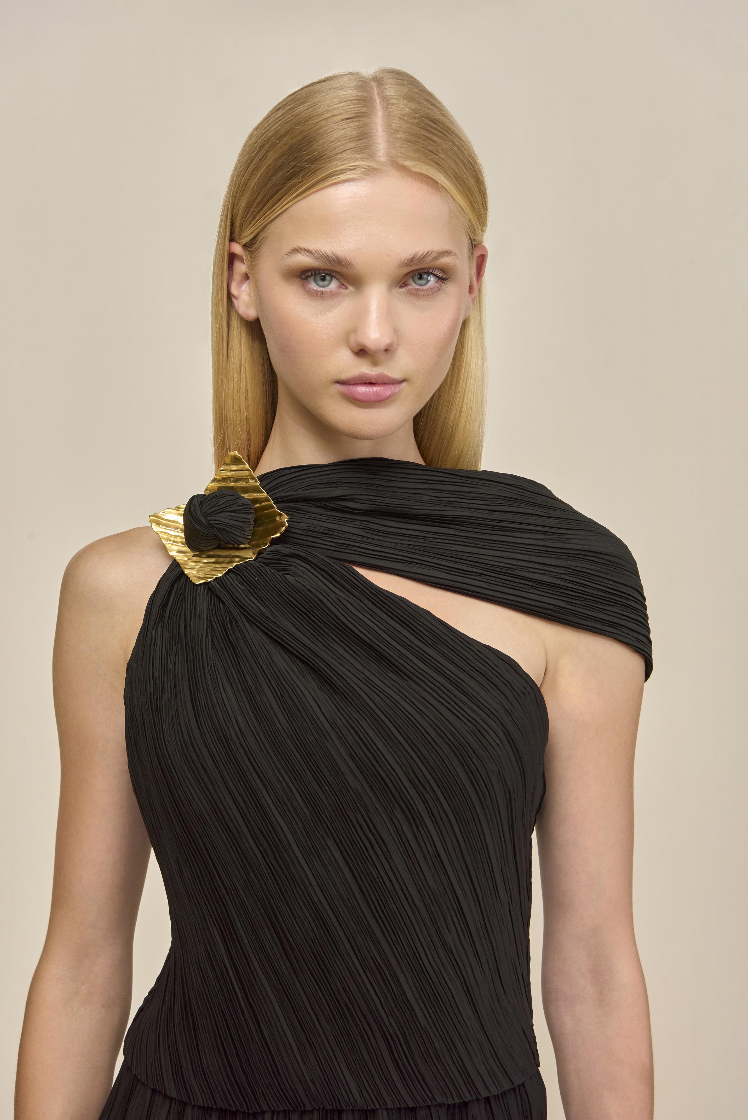 MOIRA TOP - BLACK
