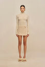 ALICE TOP - LIGHT OATMEAL